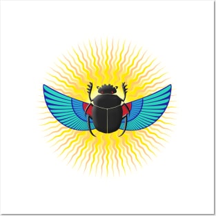 Winged Scarab Posters and Art